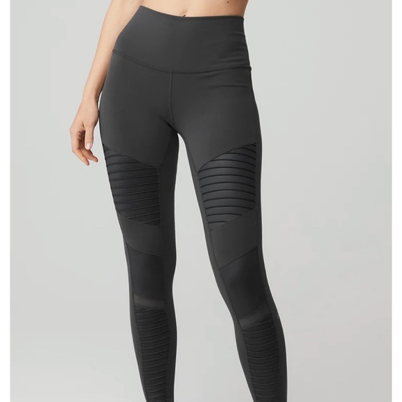 Alo Yoga High Waist Moto Legging Discount Alo Yoga Moto Leggings